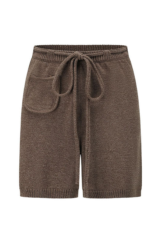 SWAYING 25 Early Autumn Pocket Straight Short Casual Pants SW-SW25PF3B09C3-ZONG Brown SW25PF3B09